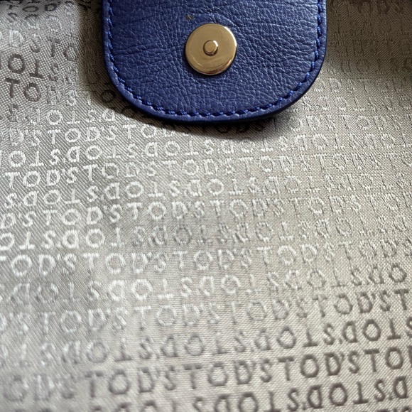 Tod’s Purple Leather Tote EUC - Picture 7 of 10